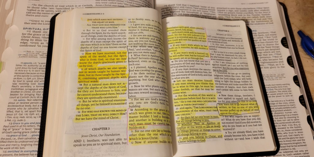 Studying a book of the&nbsp;Bible